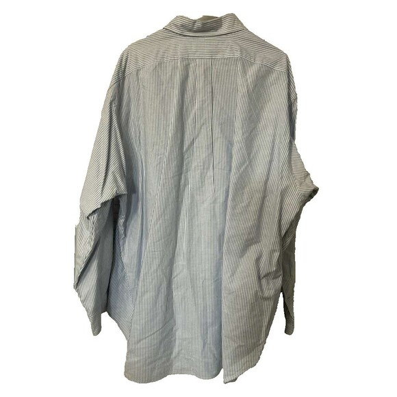 Ralph Lauren Striped Classic XL Men Blue White Polo Long Sleeves - Picture 4 of 4